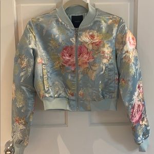 Zip Up Bomber Jacket from Forever 21